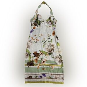 Roberto Cavalli SS2005 Floral Silk Midi Dress